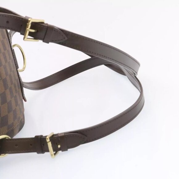 LOUIS VUITTON Damier Ebene Montsouris MM Backpack N51143 LV Auth 26498A - Picture 10 of 12